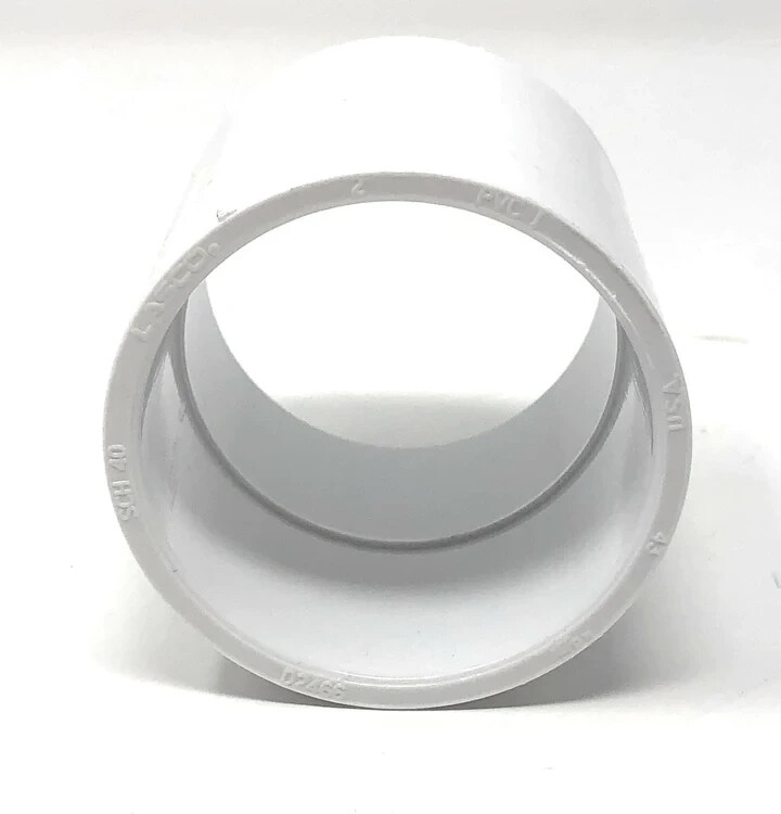 Lasco Schedule 40 PVC 2 Inch Slip Coupling - 429-020