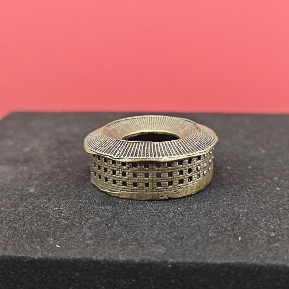 Brass Ancient Architecture, Earthen Buildings, Rockery, Micro Landscape Design