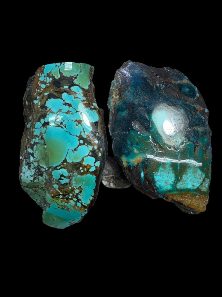 Hubei turquoise stabilized great multi color and pattern very hard material