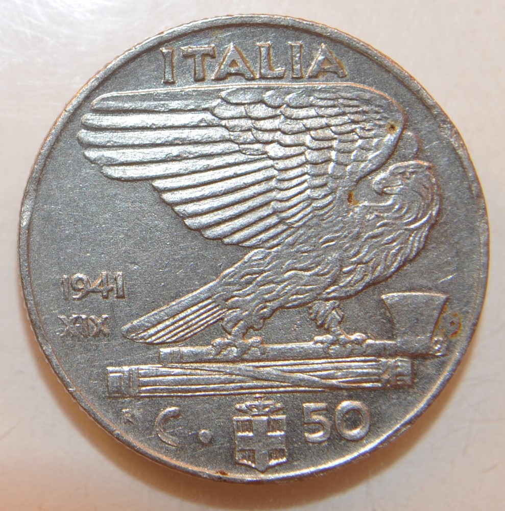 1941 Italy 50 centesimi