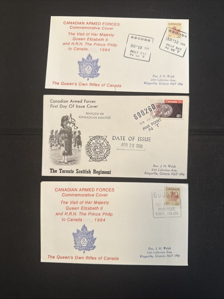 40x NWT / Arctic Canada Covers - Canadian Armed Forces incl Pilot Signed