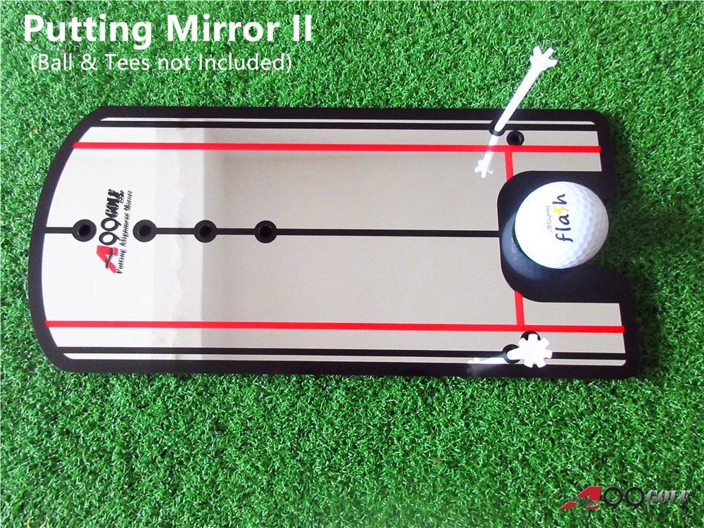 A99 Golf Putting Mirror II New Training Alignment Aid with Bag Pouch