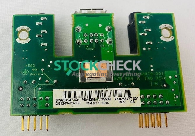 Compaq 263477-001 REV 0B Front USB/Audio Board