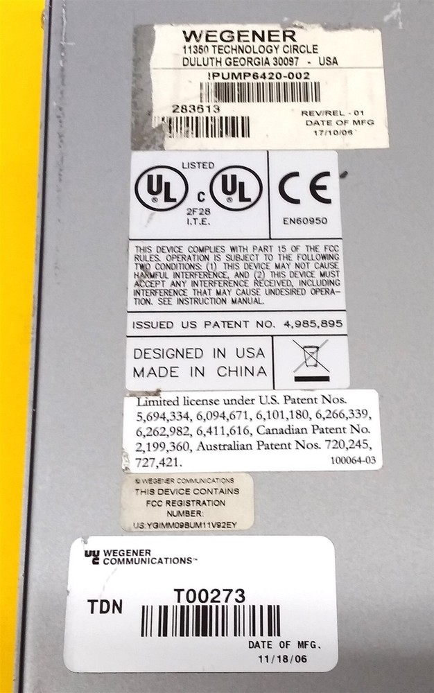 ⭐️⭐️⭐️⭐️⭐️ Wegener iPump 6420 Professional Media Server