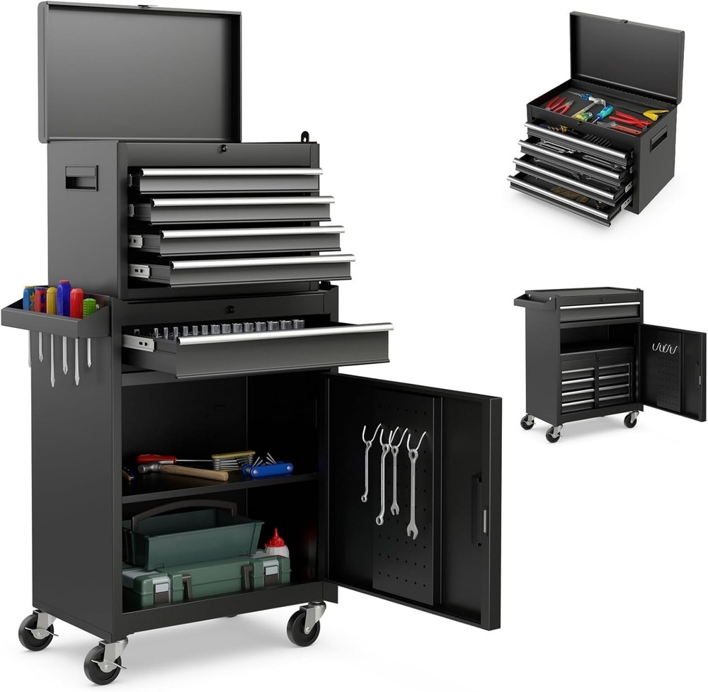 High Capacity Metal Tool Box for Tools Organization