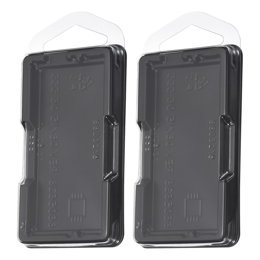 2Pcs Notebook DRR4/DDR5 Memory RAM Module Case Plastic Clamshell Antistatic Tray
