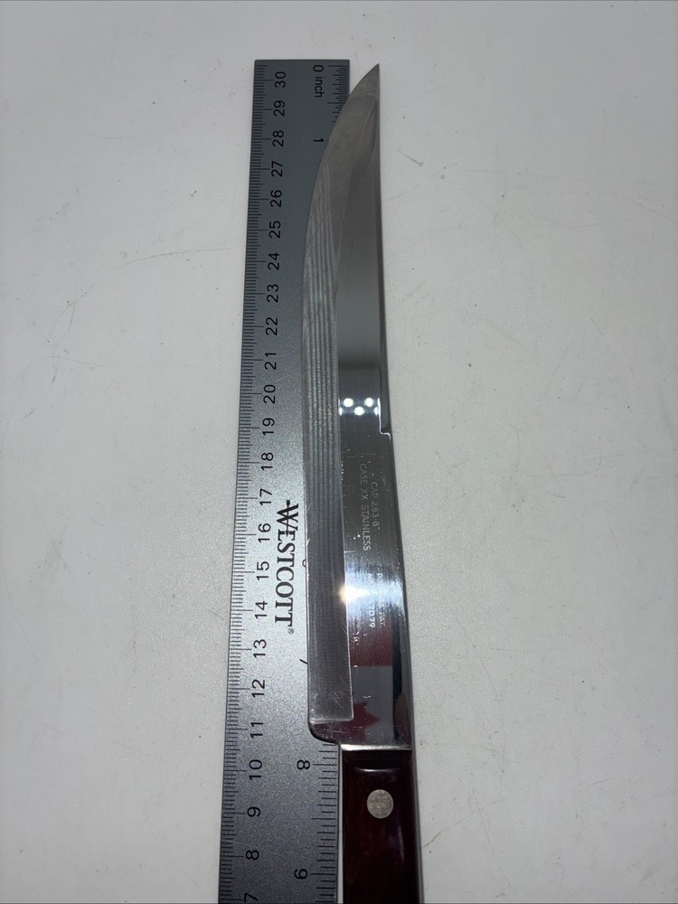 Case XX CAP 283-8" Kitchen Knife Wood Handle Fixed Blade