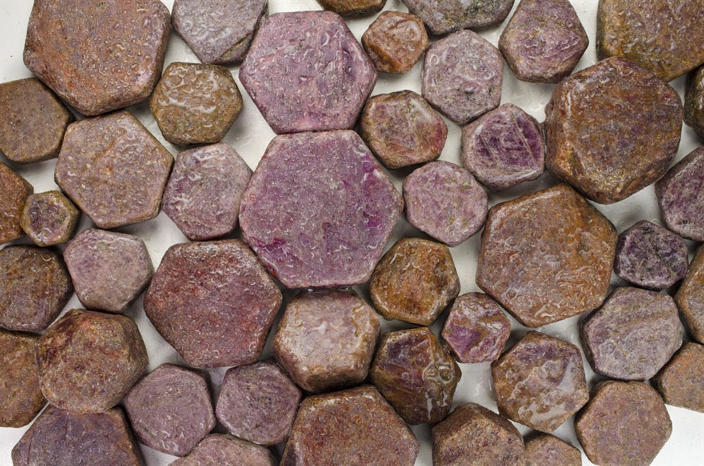 1/4 Pound of Natural Hexagonal Ruby - "A" Grade - Cabbing, Tumbling, Specimens