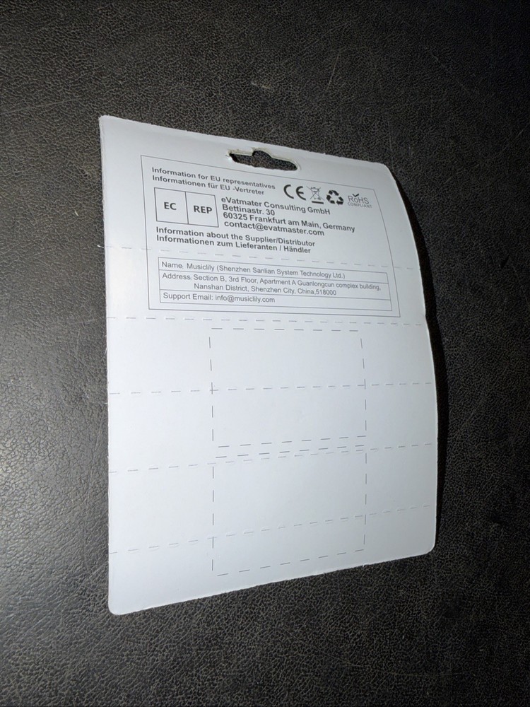 Musicily Guitar Bridge Silver with Pick