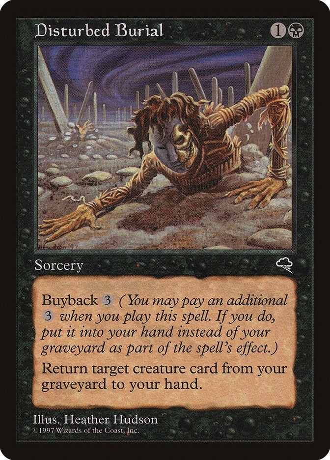 Disturbed Burial Tempest 129 MTG MP