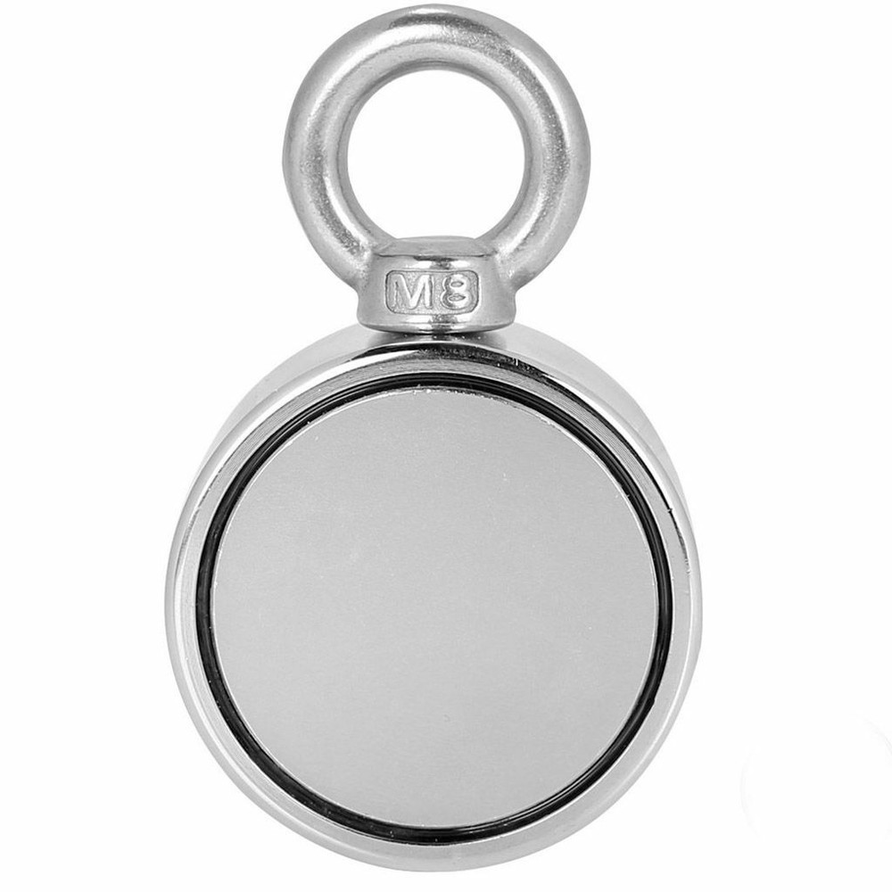 Pulling Force 400lbs Round Double Sided Super Strong Neodymium Fishing Magnet