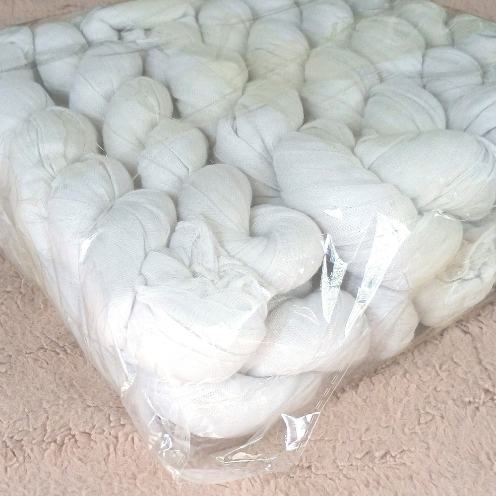 6 Pack 10 ft White Fiber Roving Decor Bundles
