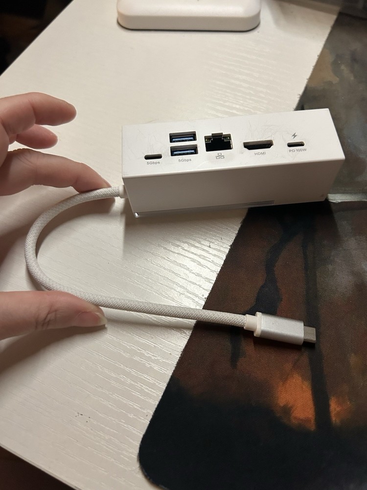 Jsaux Gaming White 6 In 1 Handheld Gaming System Dock