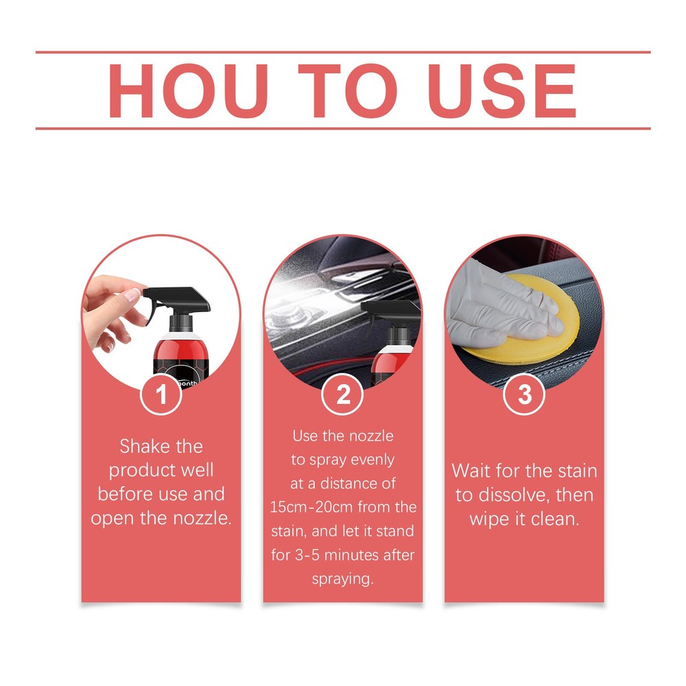 All-Purpose Vehicle Detailing Solution - Fabric Upholstery & Hard Surface 🚗