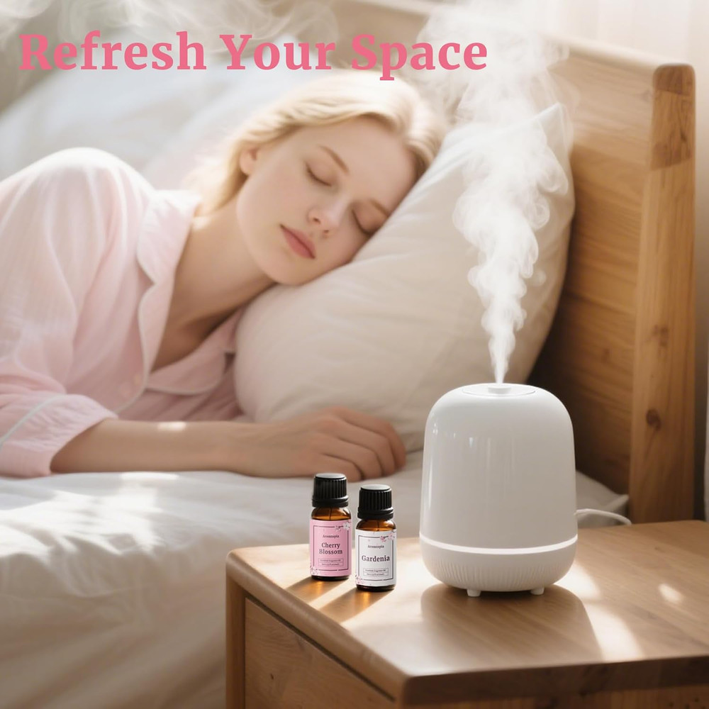 Floral Essential Oils Set for Diffusers, 6x10ml