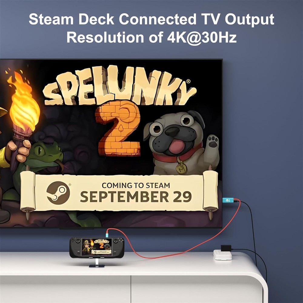 Versatile Portable Dock Adapter for Switch/OLED/Steam Deck - Plug & Play
