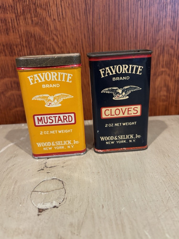 Favorite Brand Spice Tins