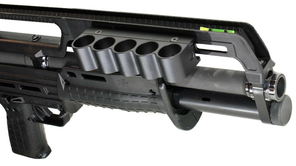 Trinity Ammo Pouch with Rail Base Mount Shell Holder Kit Black for kel-tec ks7.