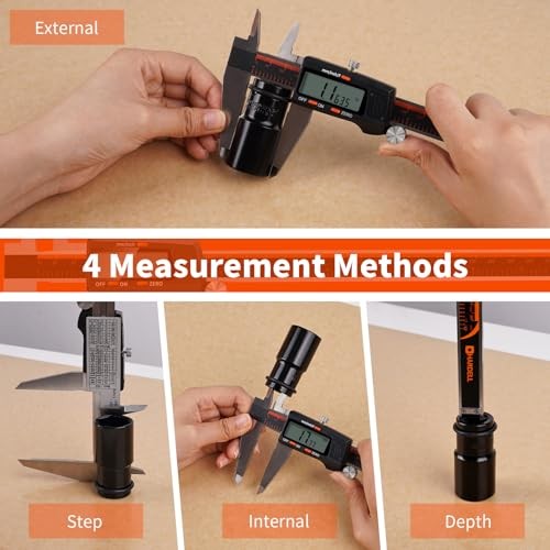 Digital Caliper Measuring Tool with Large LCD Screen—Electronic 12 Inch