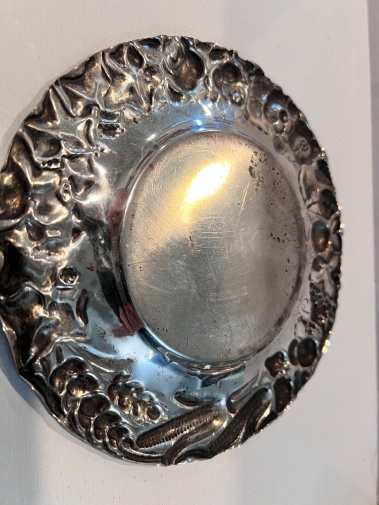 silver over copper small plate