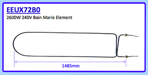 2600W 240V BAIN MARIE ELEMENT EEUX72B0