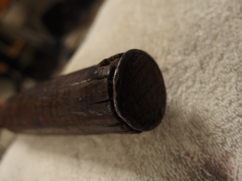 13" antique ,Ohio Tool Co 3/4" Heavy Socket Mortise Chisel VTG wood working tool