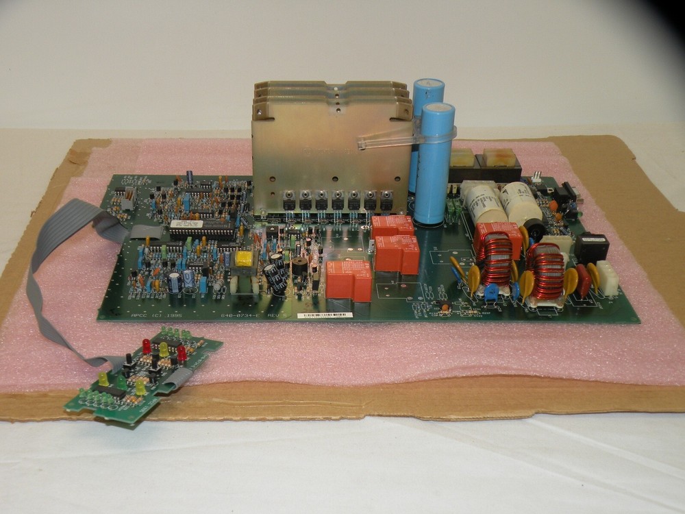 APC 640-0734-E SMART UPS 2200XL MAIN POWER CONTROL BOARD W/ OCP MODULE & CABLE