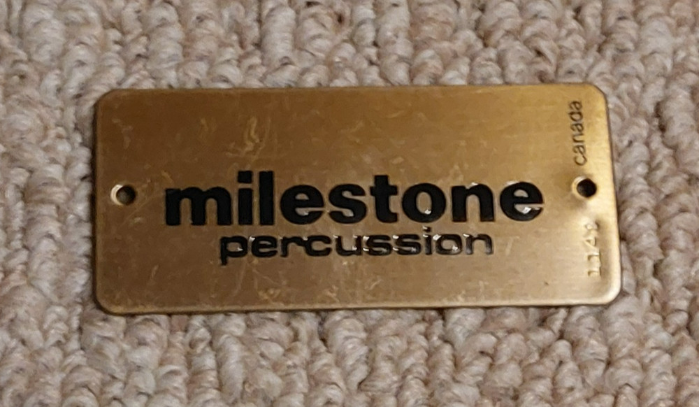 Milestone Percussion Custom Drum Badge (567)