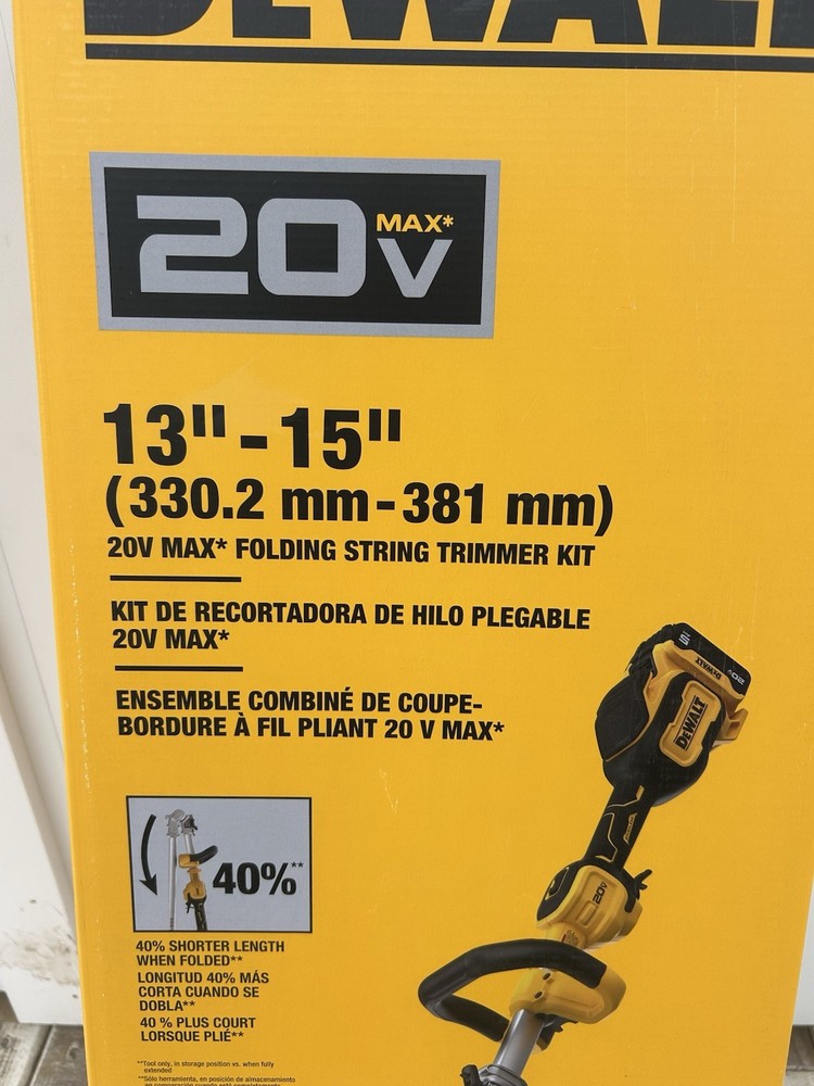 Dewalt DCST926P1 13”-15” Brushless String Trimmer Combo Kit NEW