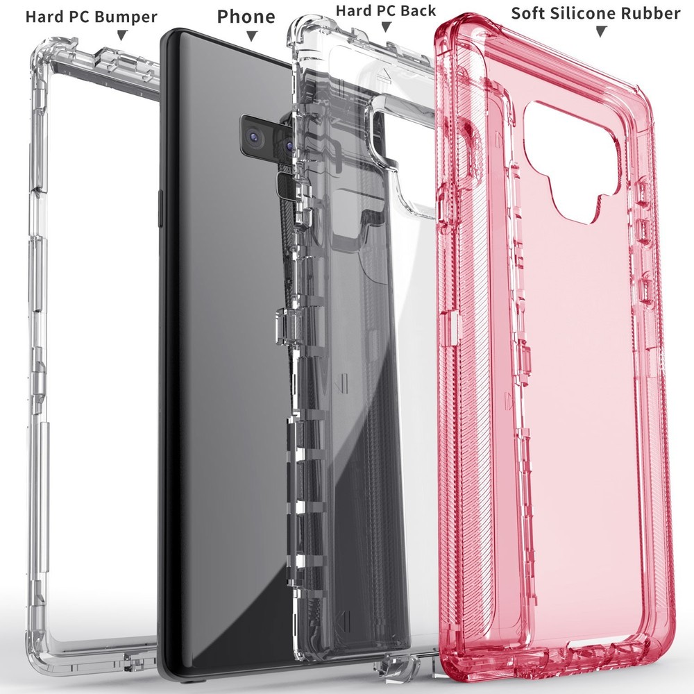 For Samsung Galaxy Note9 Note10 Clear Case Shockproof Cover / Screen Protector