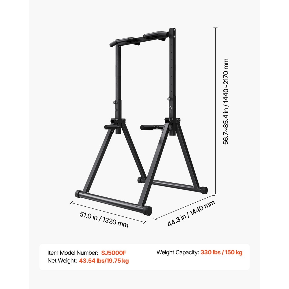 Uimoso Wall-Mounted Pull Up Bar with 330LBSCapacity and Sturdy Triangular Design