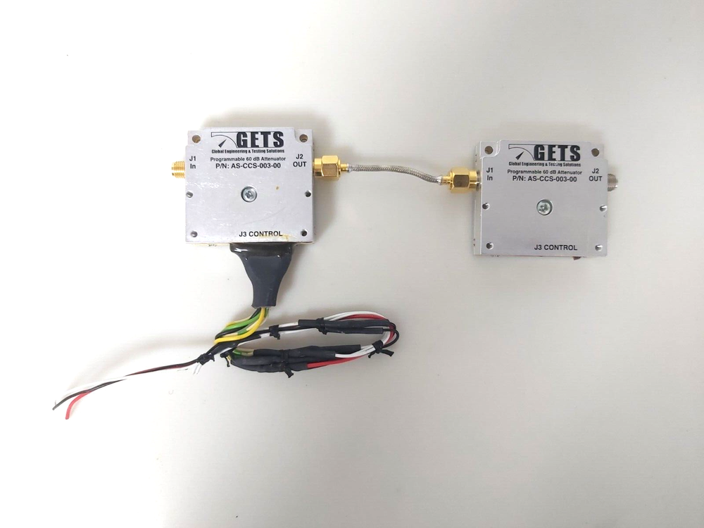 2PCS.GETS AS-CCS-003-00 Programmable 60 dB Attenuator