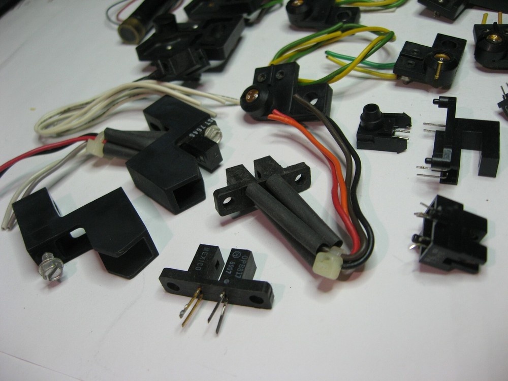 Assorted Optical Sensors and Emitters Grab-Bag Lot - Used Pulls