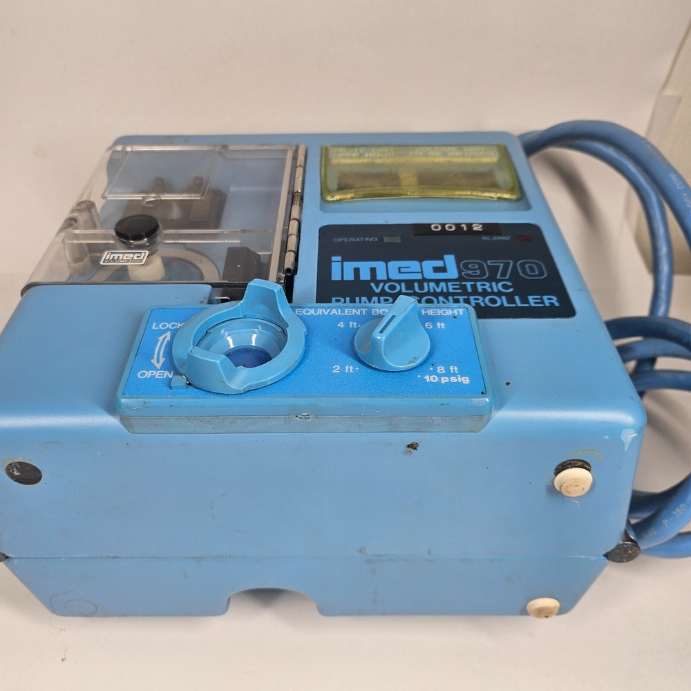 Imed 970 Volumetric Pump Controller Vintage UNTESTED AS-IS