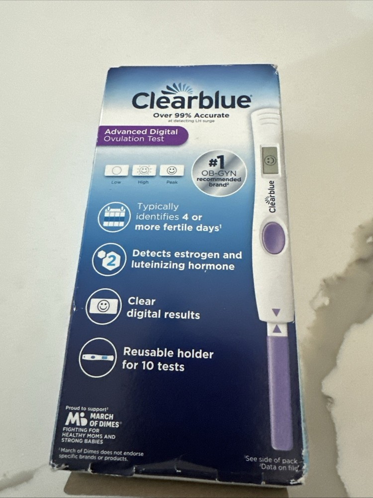 Clearblue Advanced Digital Ovulation Test 10 Count!!