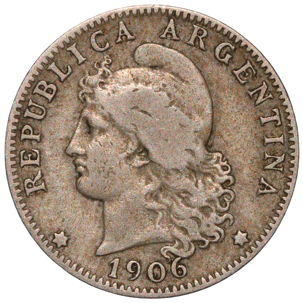 1906 Argentina 20 Centavos Coin – Cupronickel