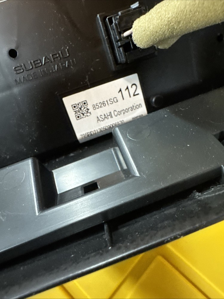 2014 2015 Subaru Forester Clock Dash Trim Temperature Display Screen Panel B161