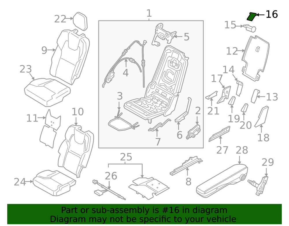 Genuine Volvo Release Handle 39826799