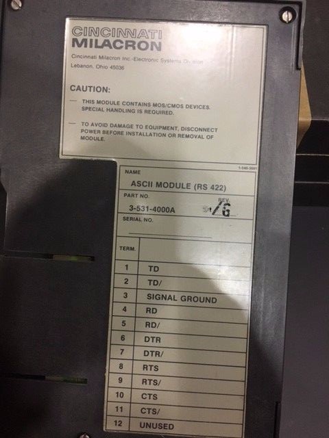 Stopol Equipment Sales> Injection Molding Machine> ASCII Module Board (Ref #29)