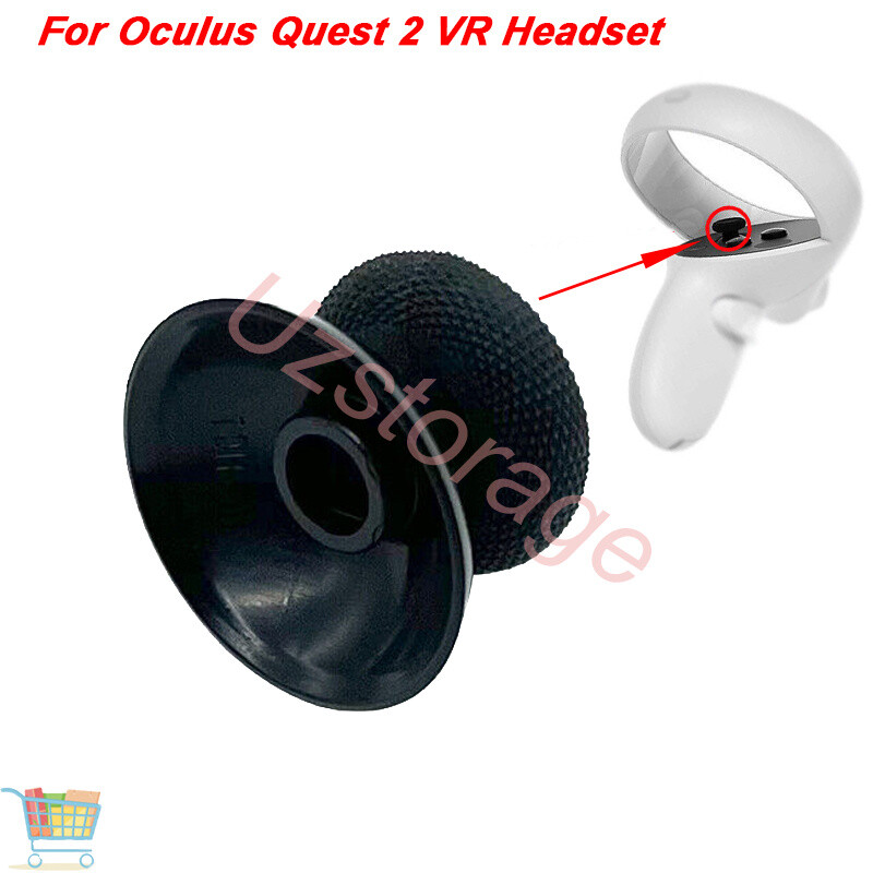 Black Controller Joystick Cap Replacement For Oculus Quest 2 VR Headset New