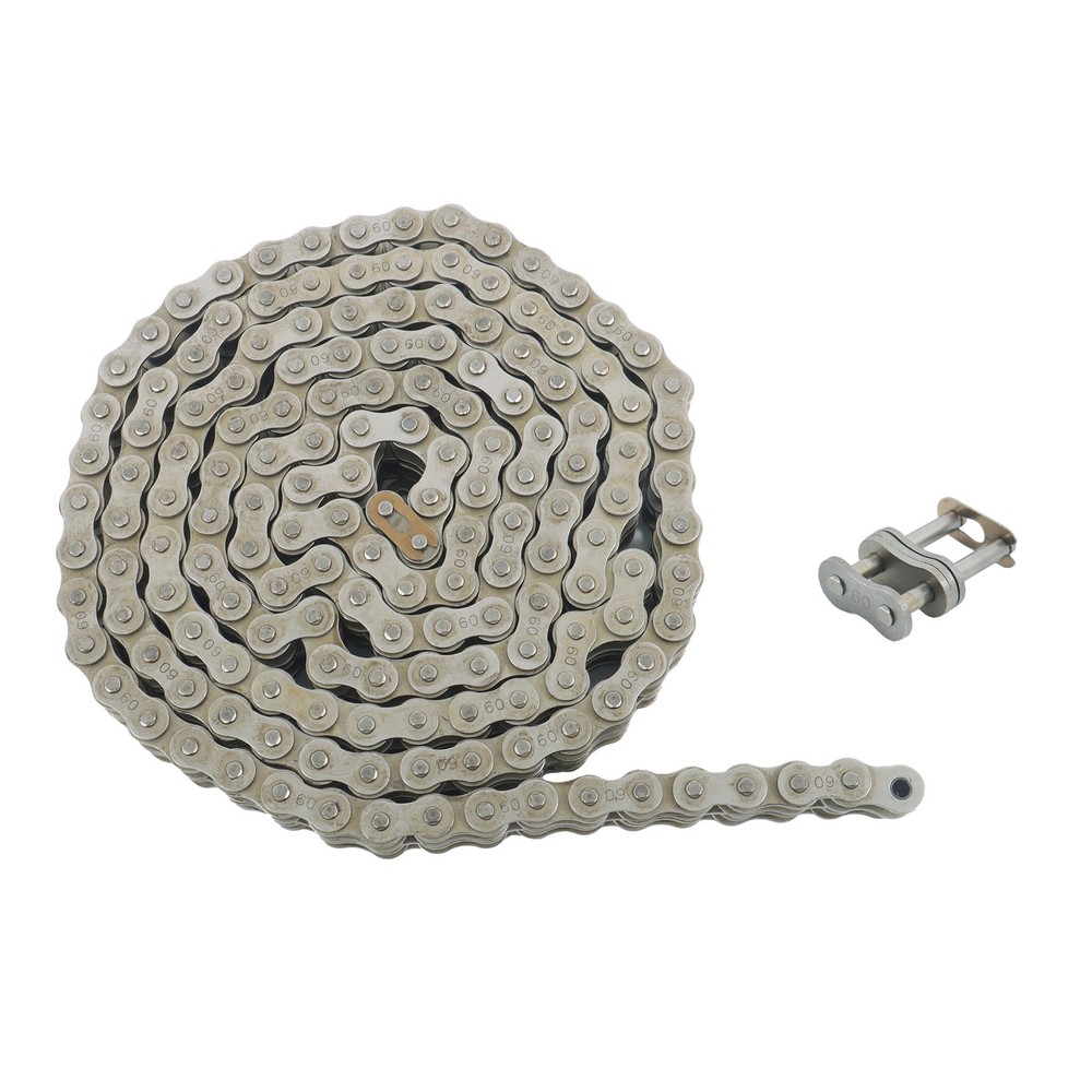 #60-2 Double Strand Duplex Roller Chain 10 Ft with 2 Connect Links