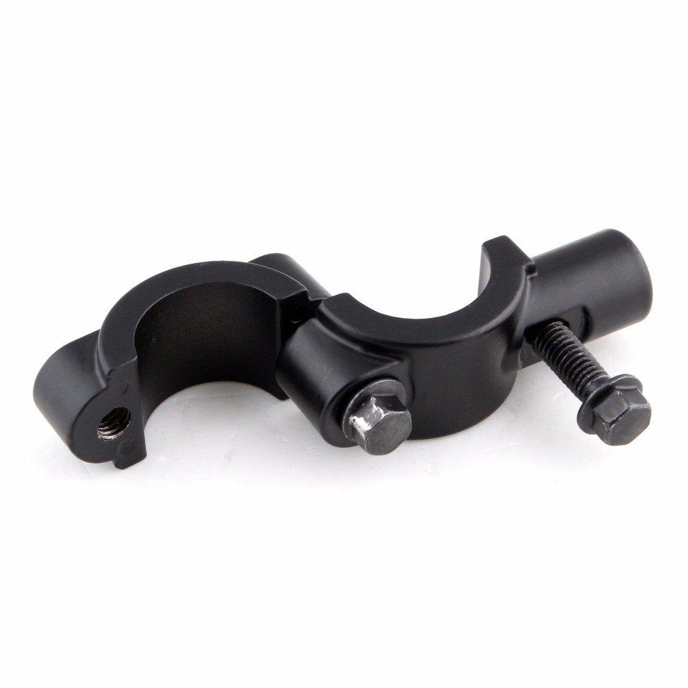Pair Motorcycle Handlebar Mirrors Clamp On Mounts Bracket 8mm For 7/8" Handlebar