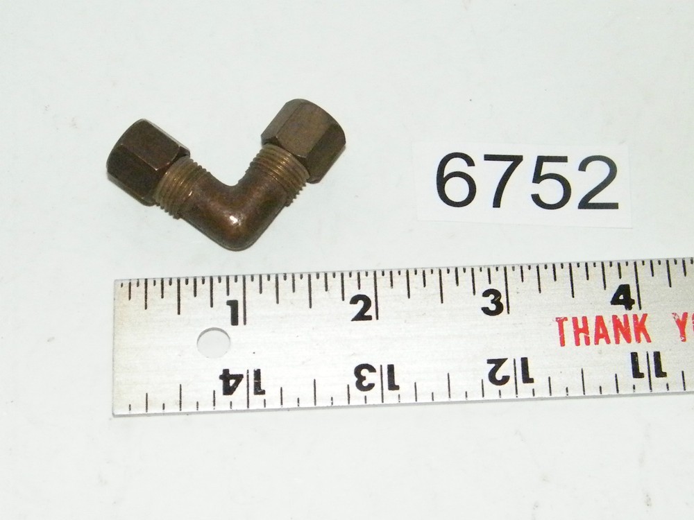 Brass Compression Elbow 1/4 x 1/4 Compression Fitting