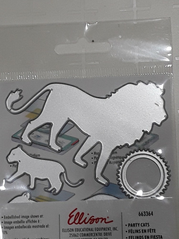 Sizzix Thinlits 663364 Party Cats 11 die set by Sophia Guilar. NIP