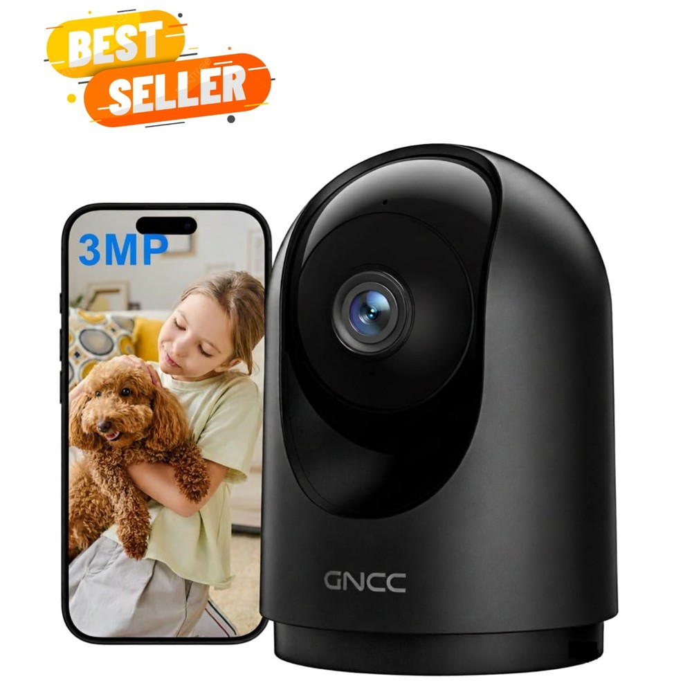 Advanced Motion Detection Indoor Security Camera with Night Vision & Alexa