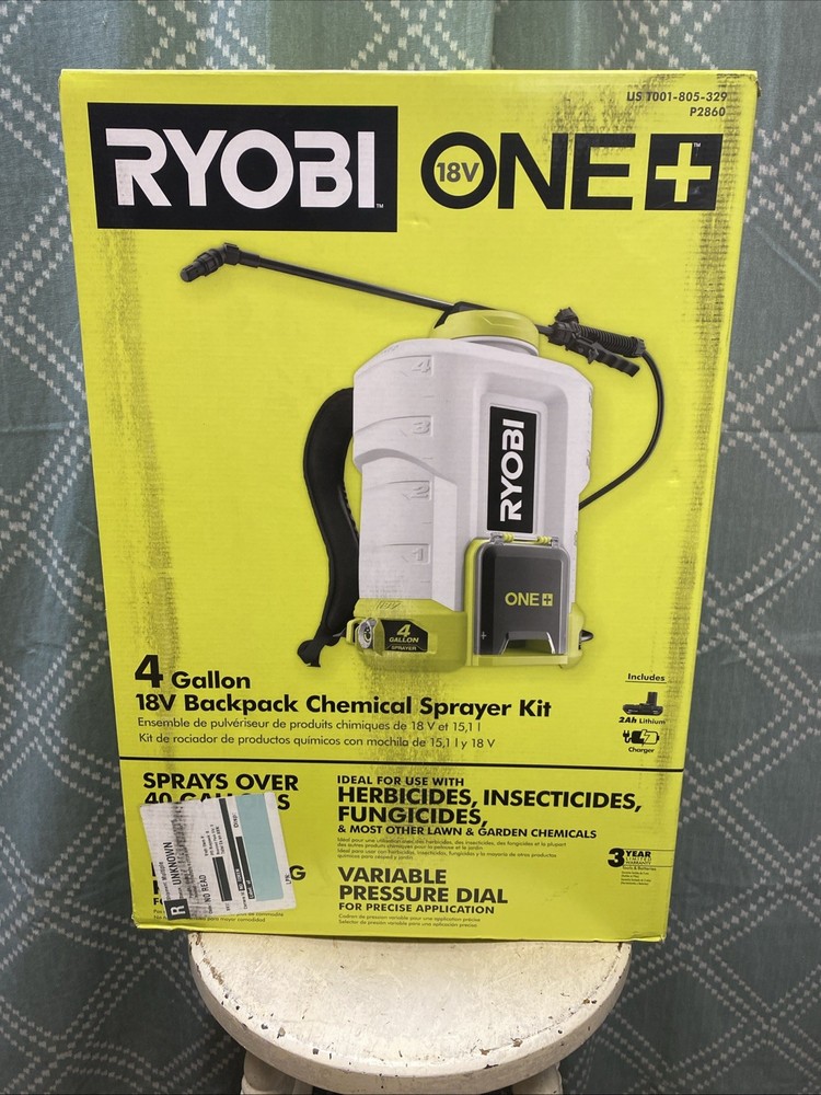 Ryobi One P2860 4 Gal Backpack Sprayer