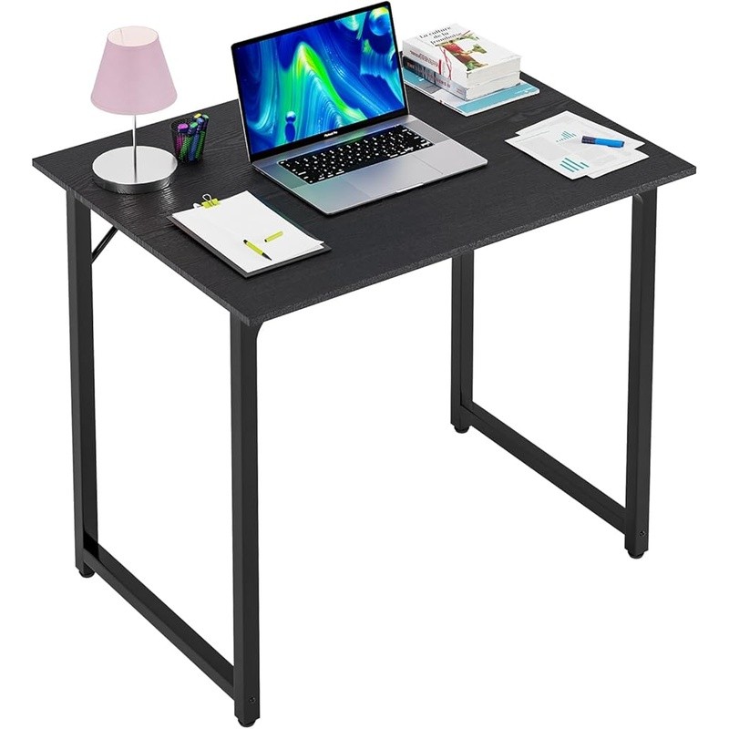 Compact Computer Desk Small Office Writing Table Sturdy Design Adjustable Feet