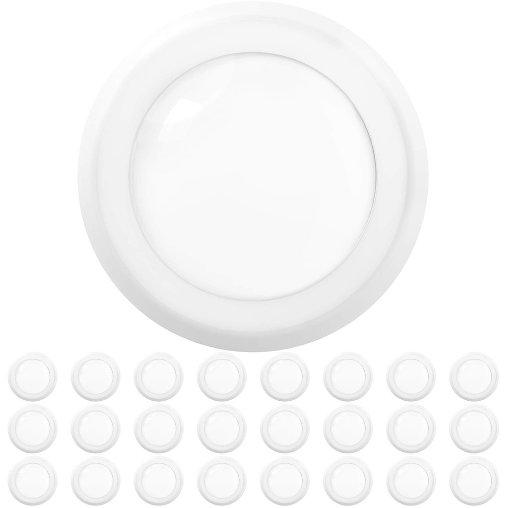 Sunco 24Pk 6" LED Disc Lights Flush Mount Ceiling, Recessed Can, 4000K Dimmable