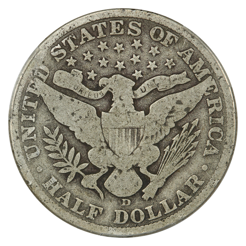 1907-D 50C PCGS Good 04 - Barber Half Dollar