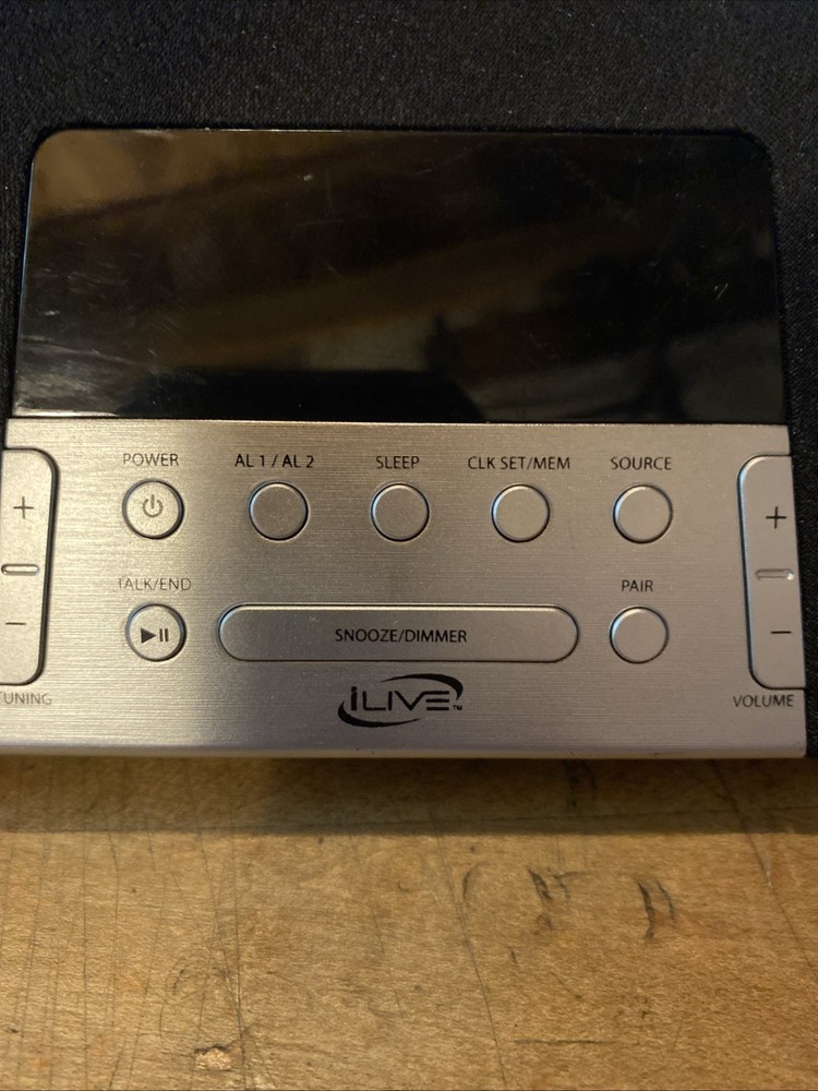 Ilive Bluetooth Clock Radio model ICB352B